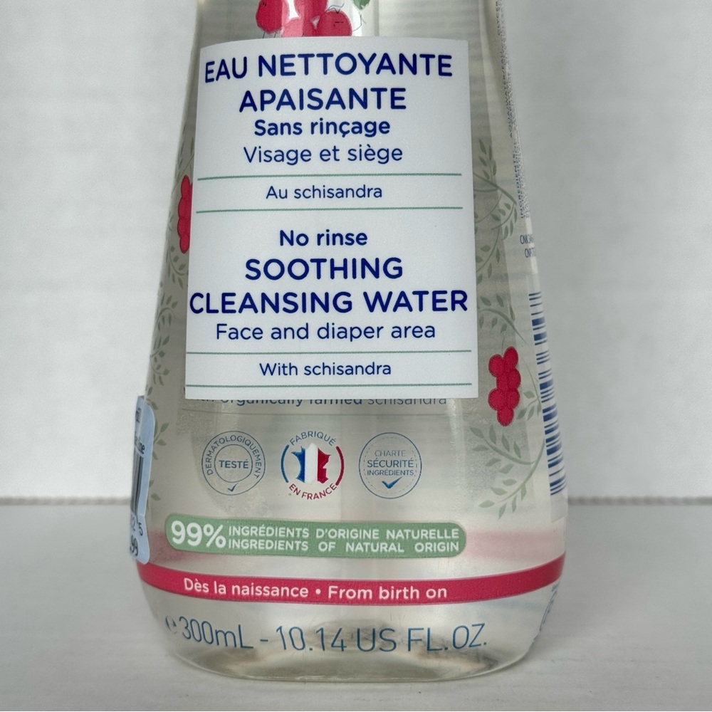 New Mustela No Rinse Soothing Cleansing Water Very Sensitive Skin 10.14 oz Baby - Picture 4 of 13